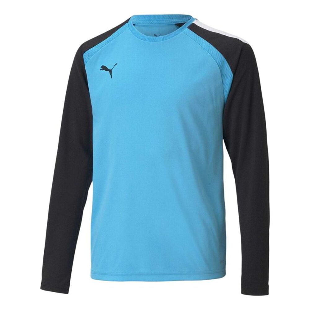 Puma Boys TeamPACER Long-Sleeved Goalkeeper Jersey / Blue/Black/White